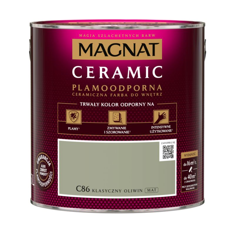 Farba ceramiczna Magnat Cer klasyczny olwin 2,5 l