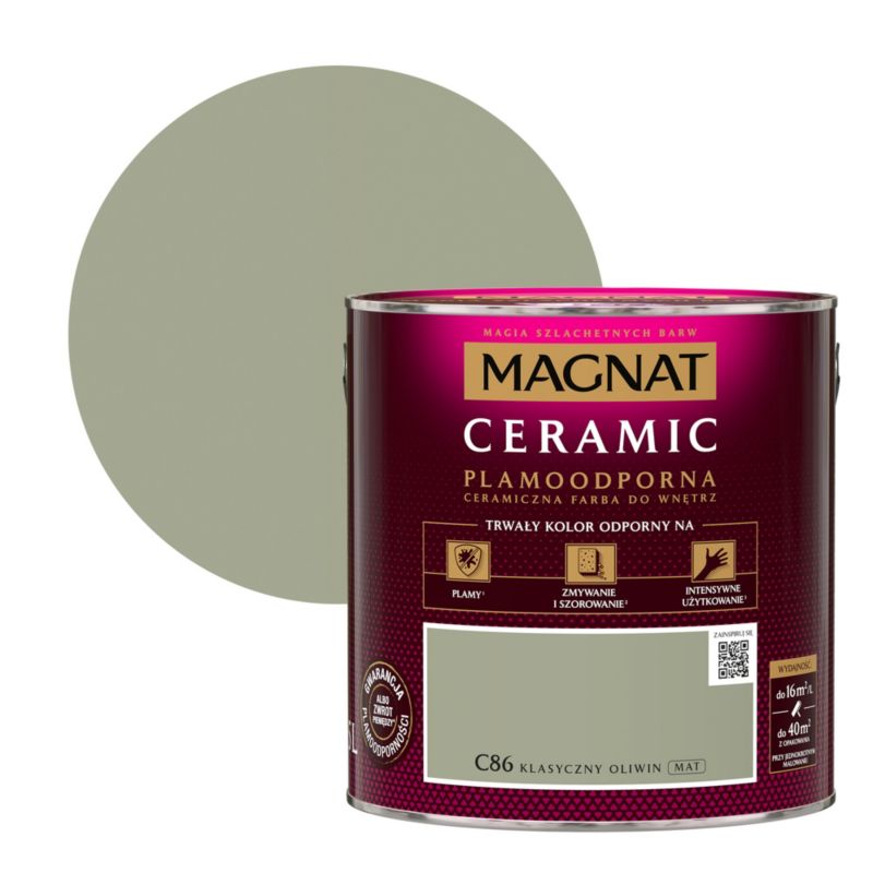 Farba ceramiczna Magnat Cer klasyczny olwin 2,5 l
