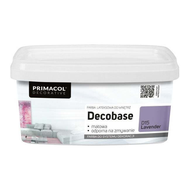 Farba dekoracyjna Primacol Decobase lavender D15 1 l