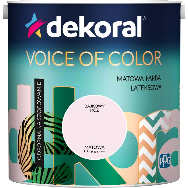Farba Dekoral Voice of Color bajkowy róż 2,5 l