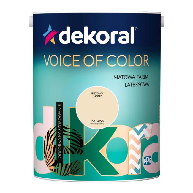 Farba Dekoral Voice of Color beżowy jasny 5 l