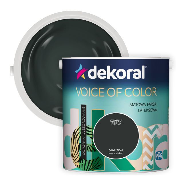 Farba Dekoral Voice of Color czarna perła 2,5 l