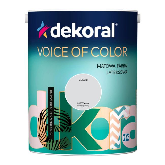 Farba Dekoral Voice of Color gołębi 5 l