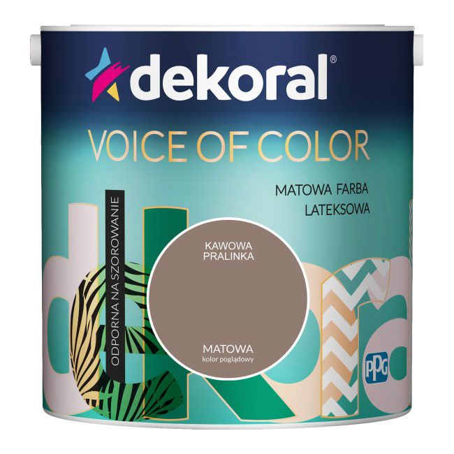 Farba Dekoral Voice of Color kawowa pralinka 2,5 l