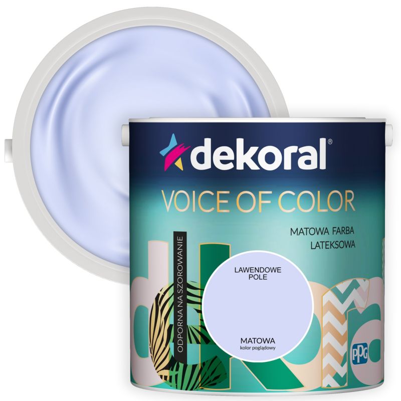 Farba Dekoral Voice of Color lawendowe pole 2,5 l