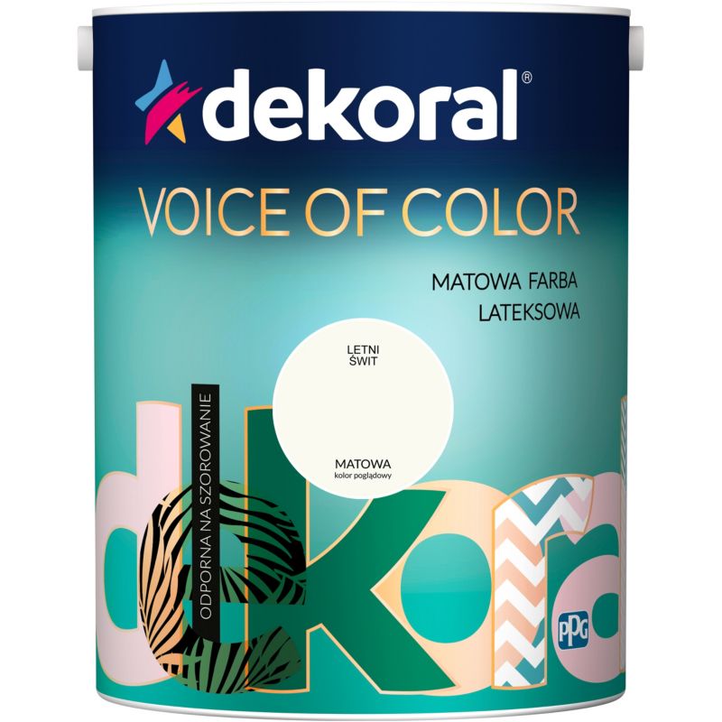 Farba Dekoral Voice of Color letni świt 5 l