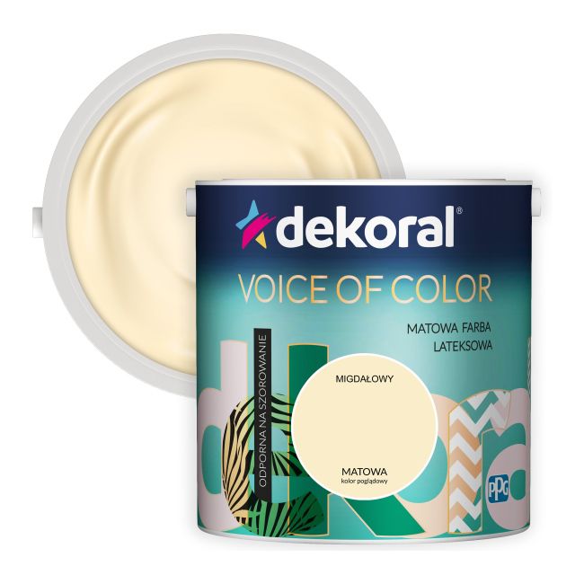 Farba Dekoral Voice of Color migdałowy 2,5 l