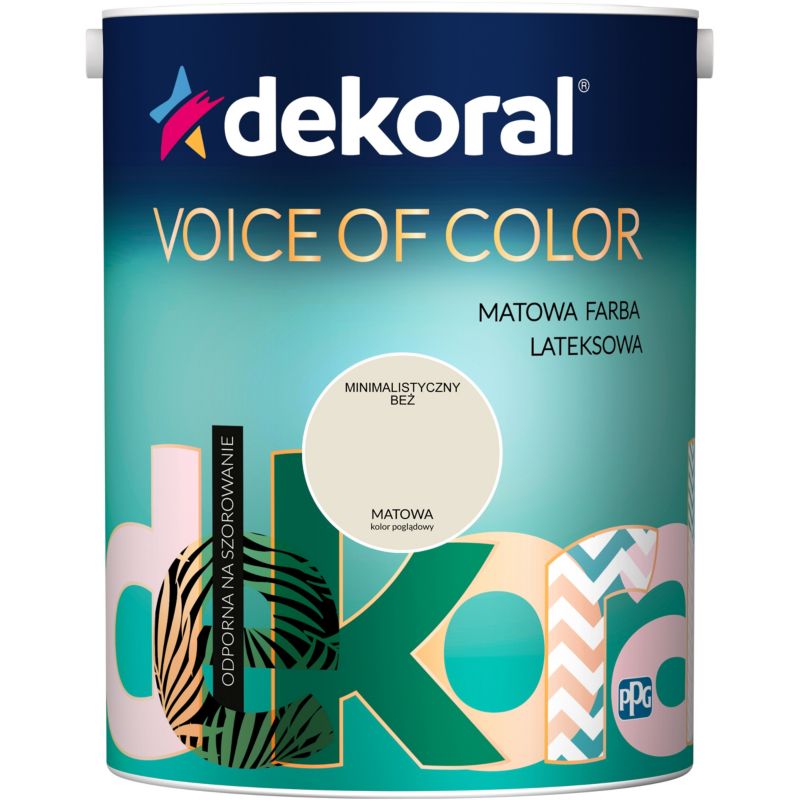 Farba Dekoral Voice of Color minimalistyczny beż 5 l