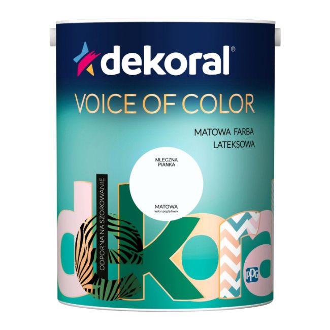 Farba Dekoral Voice of Color mleczna pianka 5 l