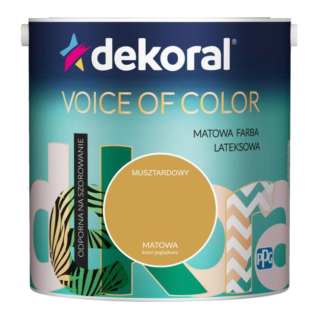 Farba Dekoral Voice of Color musztardowy 2,5 l