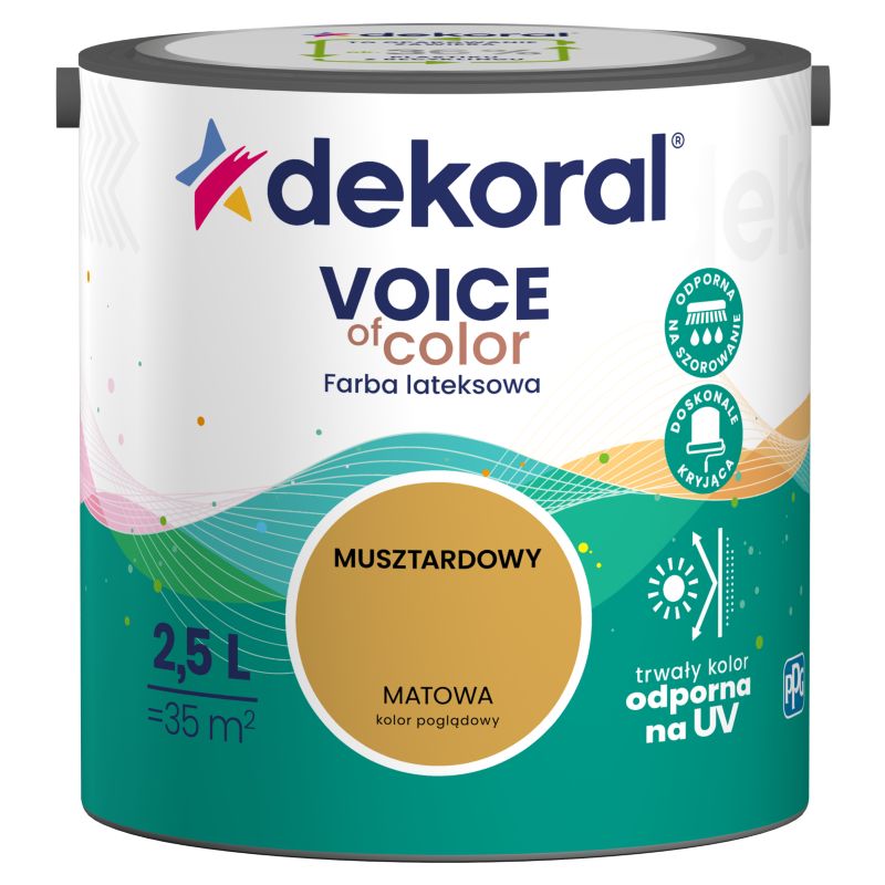 Farba Dekoral Voice of Color musztardowy 2,5 l