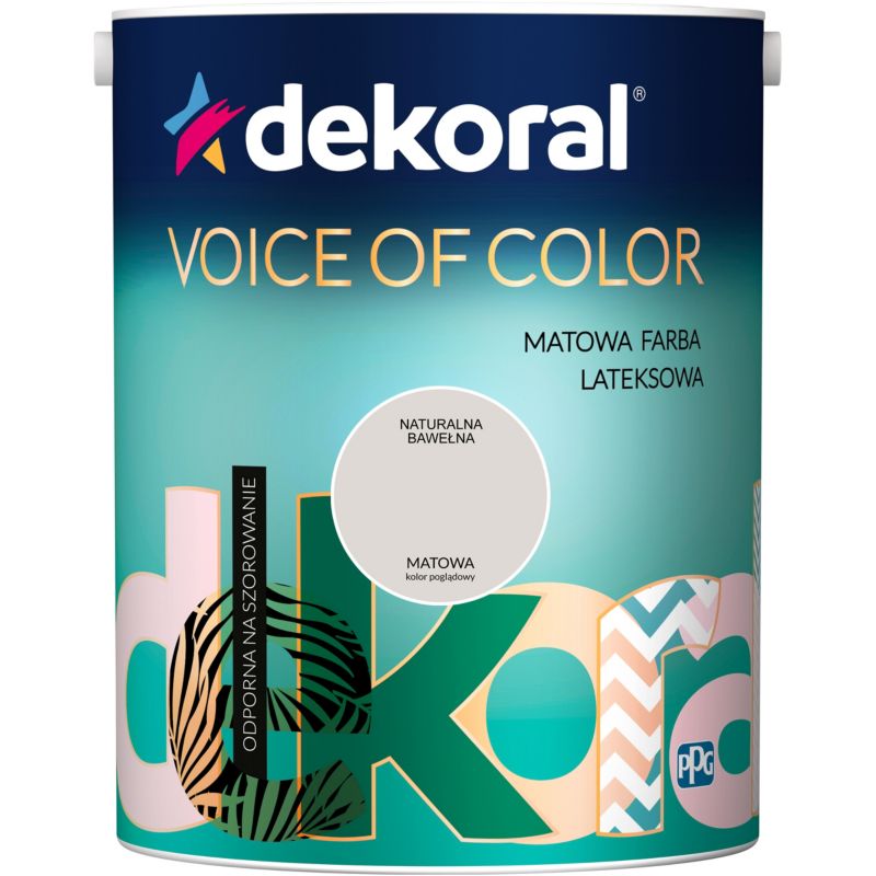 Farba Dekoral Voice of Color naturalna bawełna 5 l