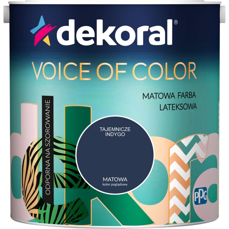 Farba Dekoral Voice of Color tajemnicze indygo 2,5 l