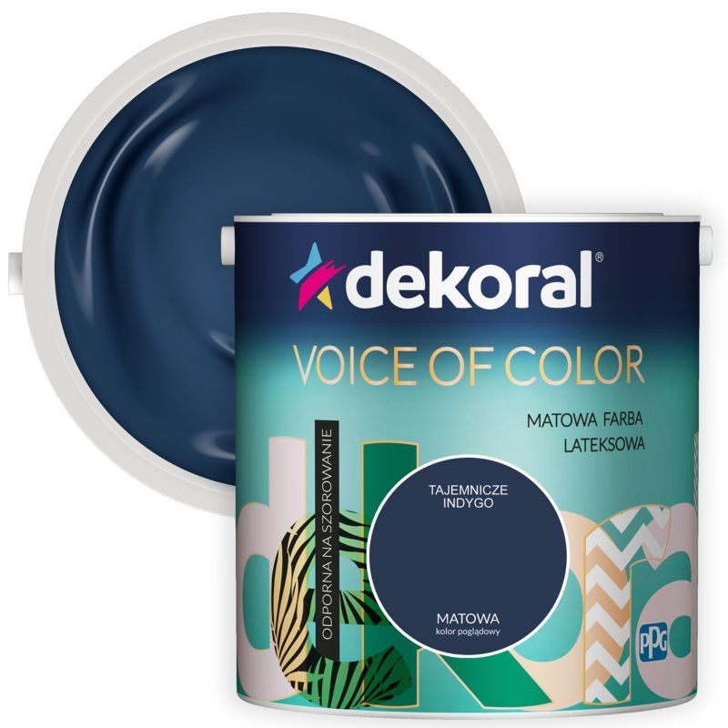 Farba Dekoral Voice of Color tajemnicze indygo 2,5 l