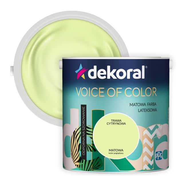 Farba Dekoral Voice of Color trawa cytrynowa 2,5 l