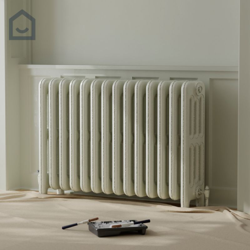 Farba do grzejników i sprzetu AGD GoodHome biały mat 0,375 l