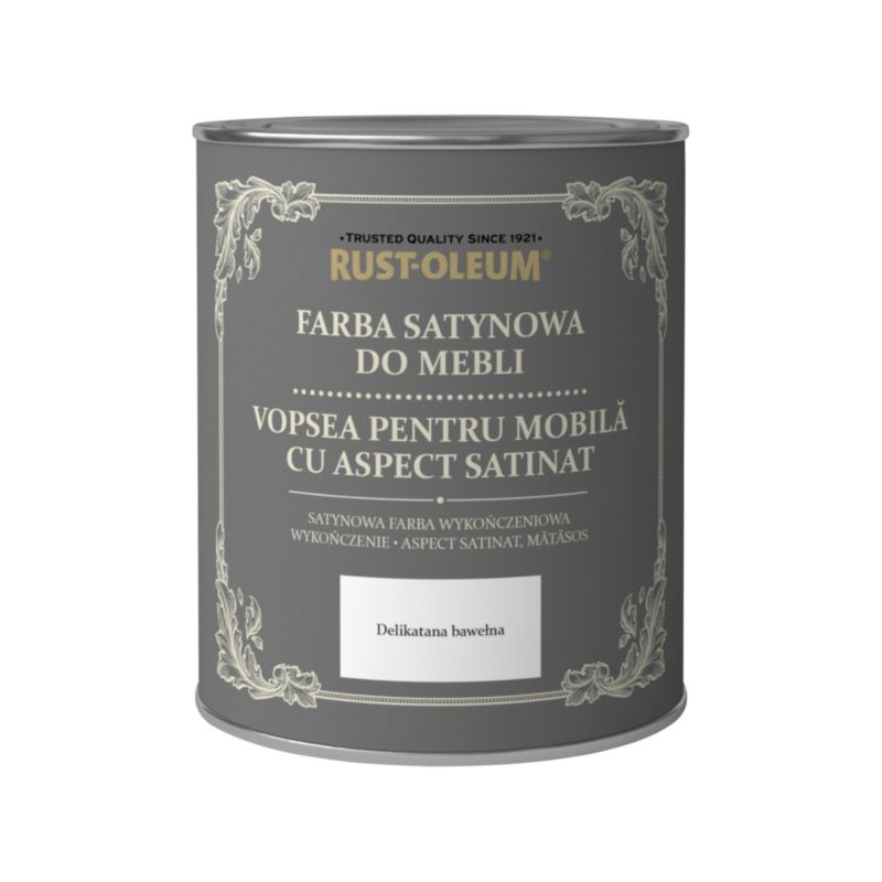 Farba do mebli Rust-Oleum bawełna satyna 0,75 l