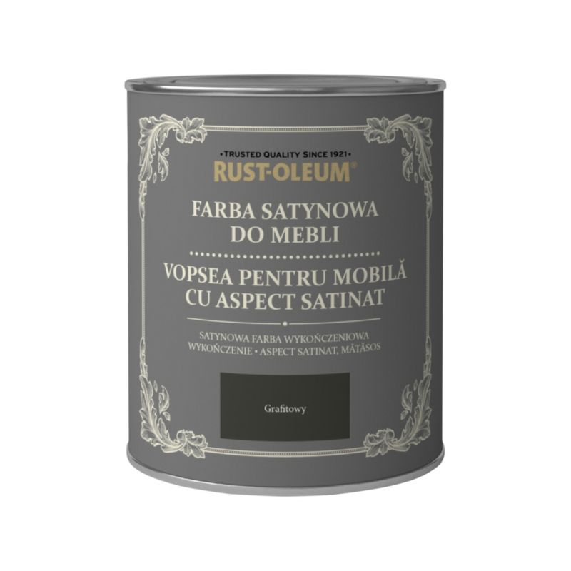 Farba do mebli Rust-Oleum grafitowy satyna 0,75 l