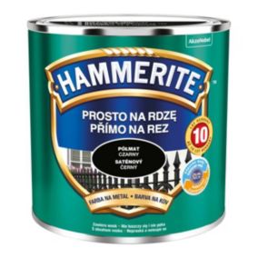 Farba do metalu Hammerite Prosto Na Rdzę półmat czarny 0,25 l