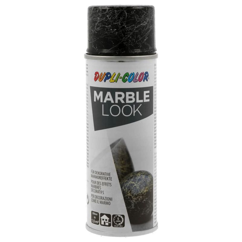 Farba do tworzenia efektu marmuru DUPLI-COLOR Marble Look spray połysk srebrny 0.2L