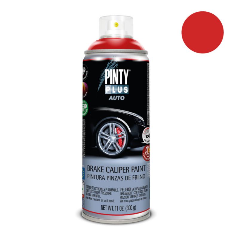 Farba do zacisków hamulcowych Pintyplus Brake Caliper Auto spray czerwony 0.4l