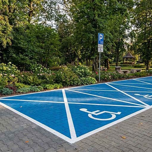 Farba Drogowa Biała Bauhus Akrylowa do Asfaltu i Betonu 0,8 L 1 szt.