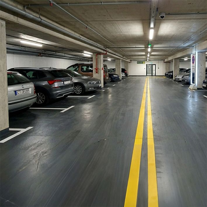 Farba Drogowa Żółta Bauhus Akrylowa do Asfaltu i Betonu 0,8 L 1 szt.