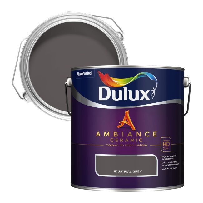 Farba Dulux Ambiance Ceramic industrial grey 2,5 l