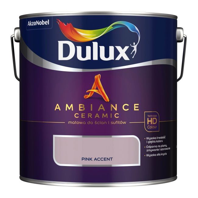 Farba Dulux Ambiance Ceramic pink accent 2,5 l