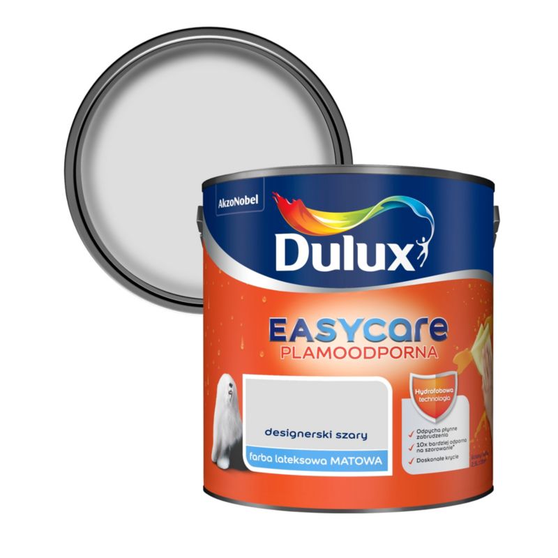 Farba Dulux EasyCare designerski szary 2,5 l