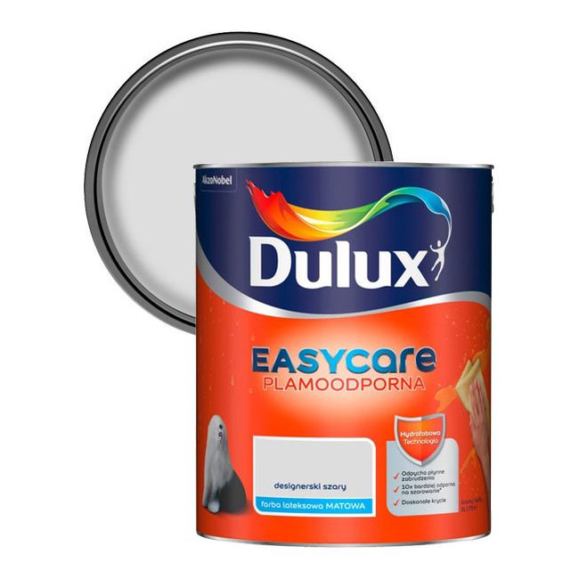 Farba Dulux EasyCare designerski szary 5 l