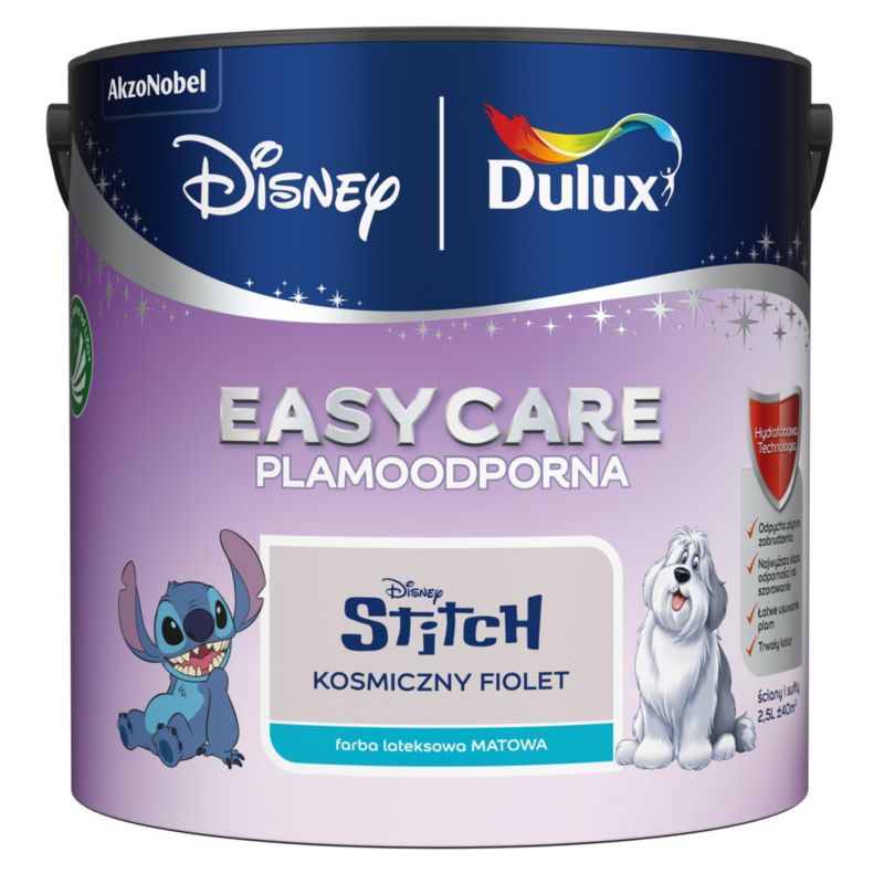 Farba Dulux EasyCare Disney kosmiczny fiolet 2,5 l