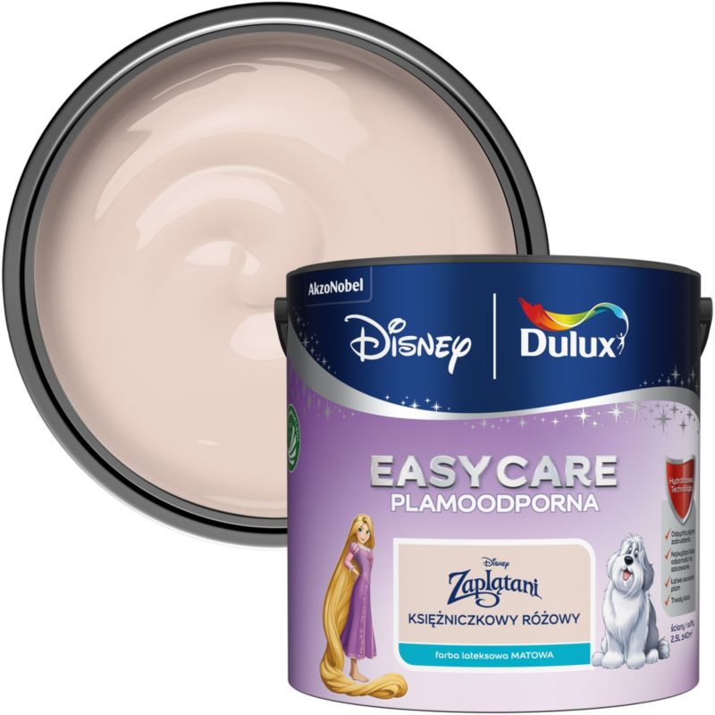 Farba Dulux EasyCare Disney księżniczkowy różowy 2,5 l