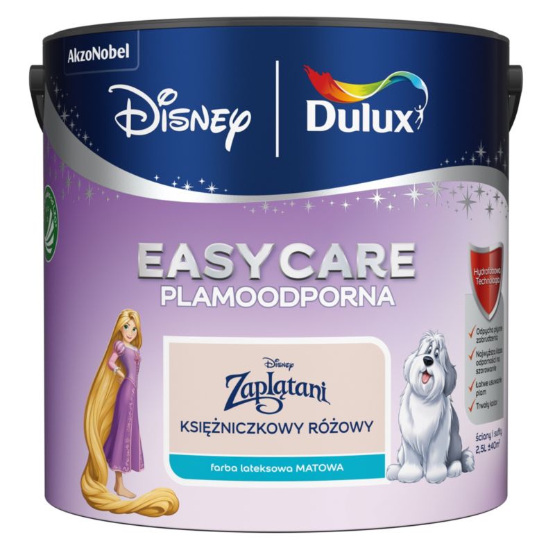 Farba Dulux EasyCare Disney księżniczkowy różowy 2,5 l