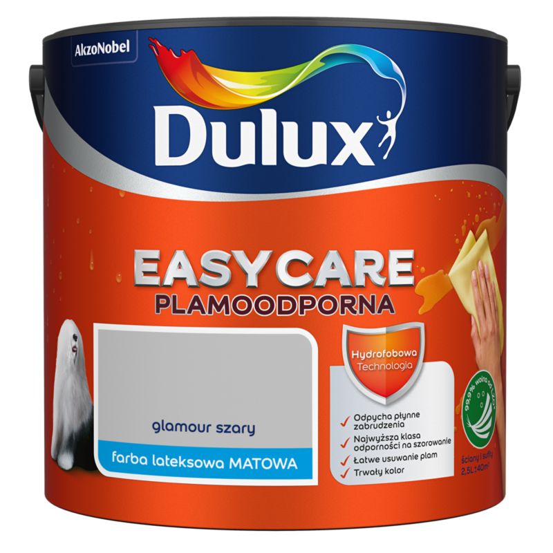 Farba Dulux EasyCare glamour szary 2,5 l