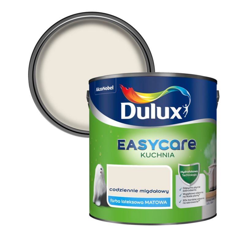 Farba Dulux EasyCare Kuchnia codziennie migdałowy 2,5 l