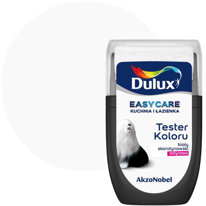 Farba Dulux EasyCare Kuchnia i Łazienka biały skandynawski satyna 30 ml