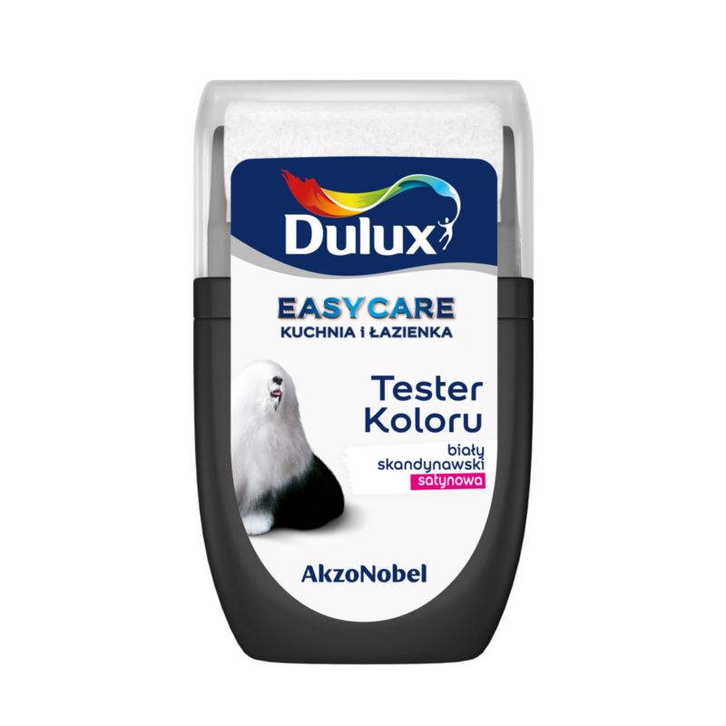 Farba Dulux EasyCare Kuchnia i Łazienka biały skandynawski satyna 30 ml