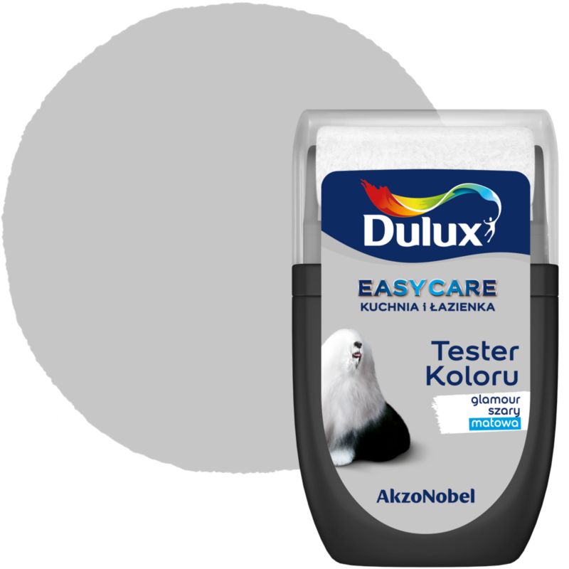 Farba Dulux EasyCare Kuchnia i Łazienka glamour szary 30 ml