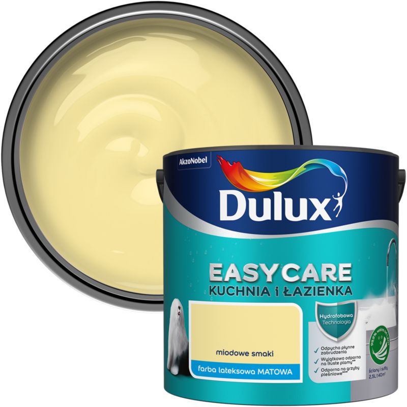 Farba Dulux EasyCare Kuchnia i Łazienka miodowe smaki 2,5 l