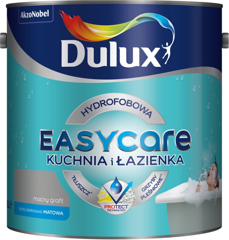Farba Dulux EasyCare Kuchnia i Łazienka mocny grafit 2,5 l