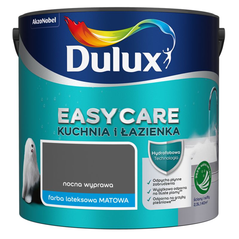 Farba Dulux EasyCare Kuchnia i Łazienka nocna wyprawa 2,5 l