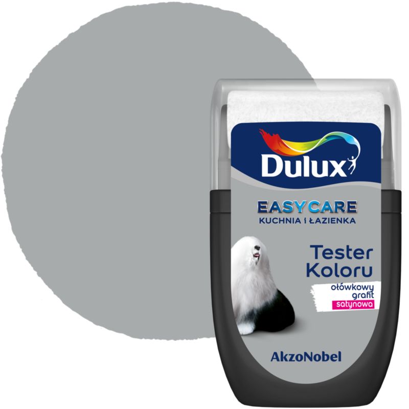 Farba Dulux EasyCare Kuchnia i Łazienka ołówkowy grafit satyna 30 ml