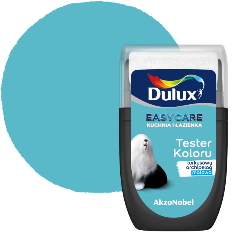 Farba Dulux EasyCare Kuchnia i Łazienka turkusowy archipelag 30 ml