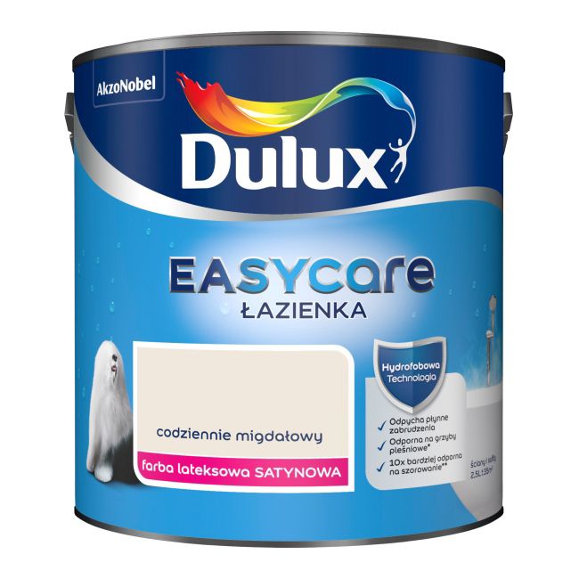 Farba Dulux EasyCare Łazienka codziennie migdałowy 2,5 l