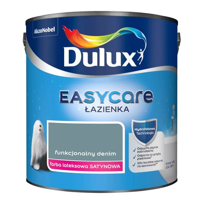 Farba Dulux EasyCare Łazienka funkcjonalny denim 2,5 l