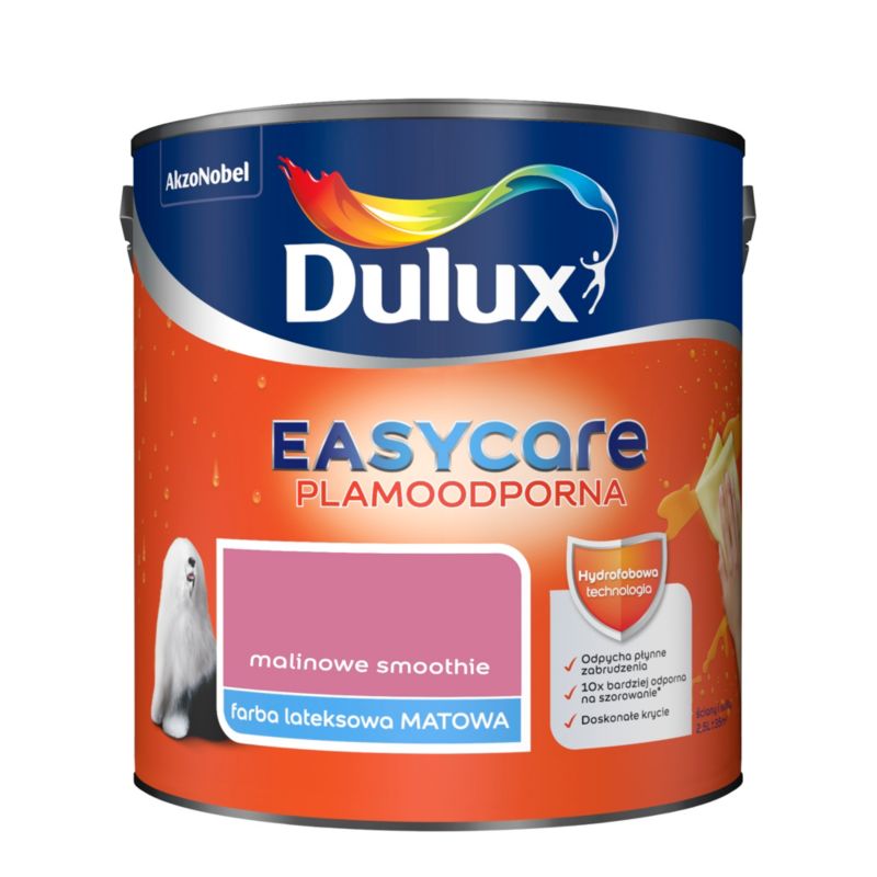 Farba Dulux EasyCare malinowe smoothie 2,5 l