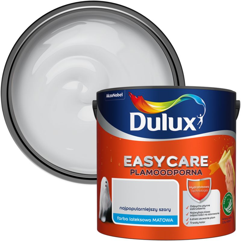 Farba Dulux EasyCare najpopularniejszy szary 2,5 l