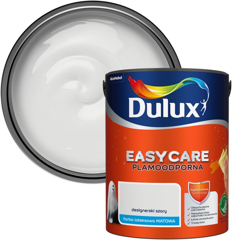 Farba Dulux EasyCare najpopularniejszy szary 5 l