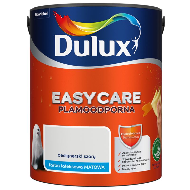 Farba Dulux EasyCare najpopularniejszy szary 5 l